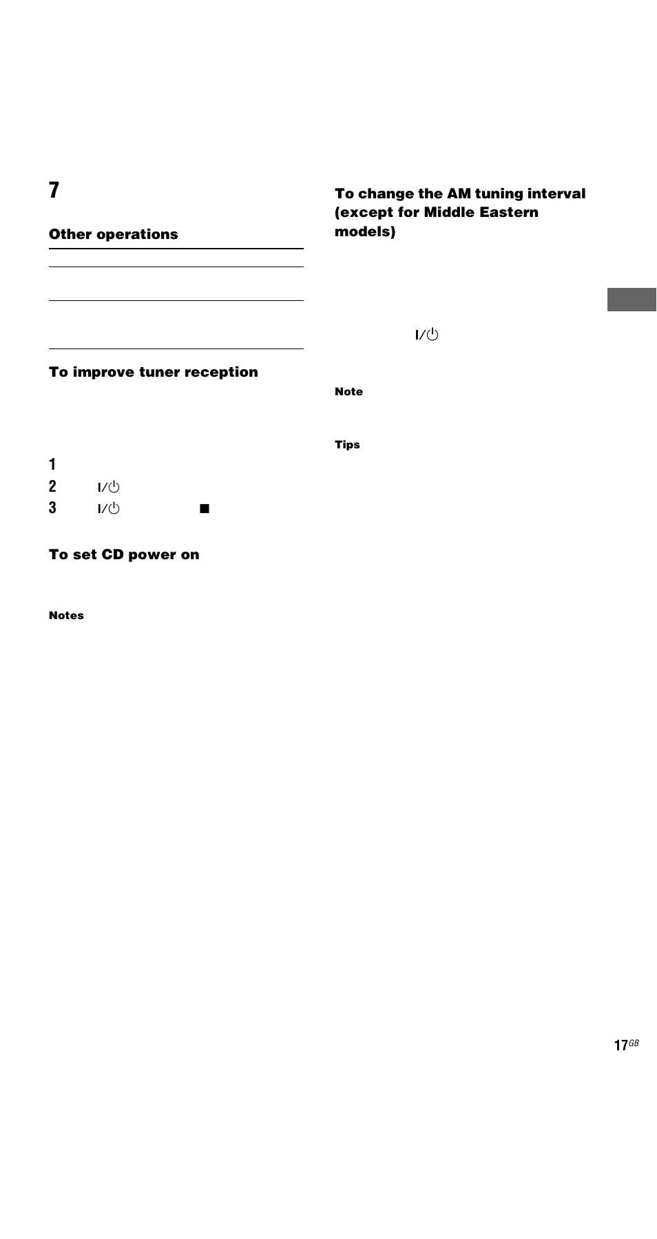 Sony MHC-GX9000 User Manual | Page 17 / 48