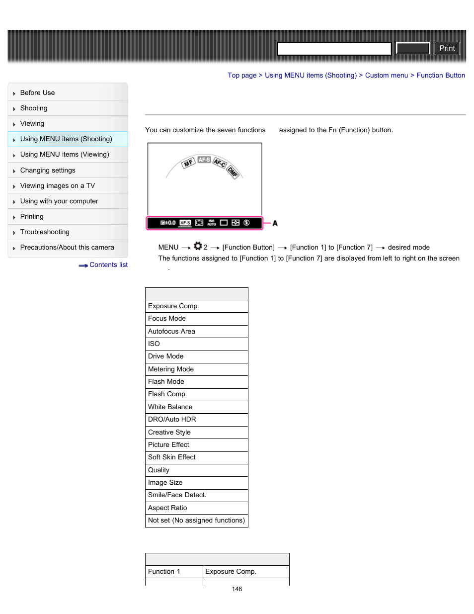 Function button, Details, Cyber-shot user guide | Sony DSC-RX100 User Manual | Page 153 / 259
