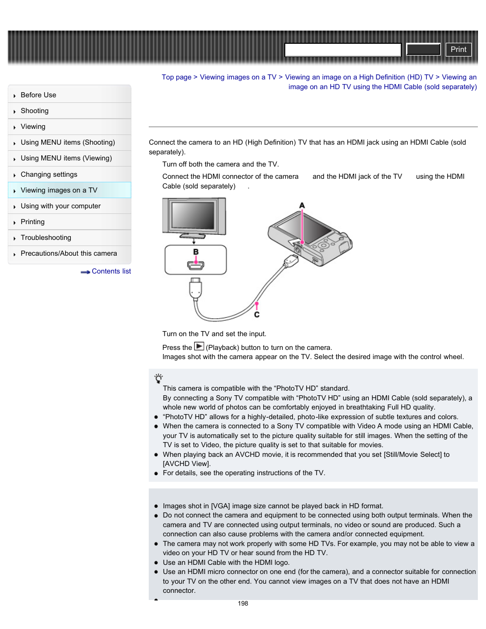 Cyber-shot user guide | Sony DSC-RX100 User Manual | Page 205 / 259