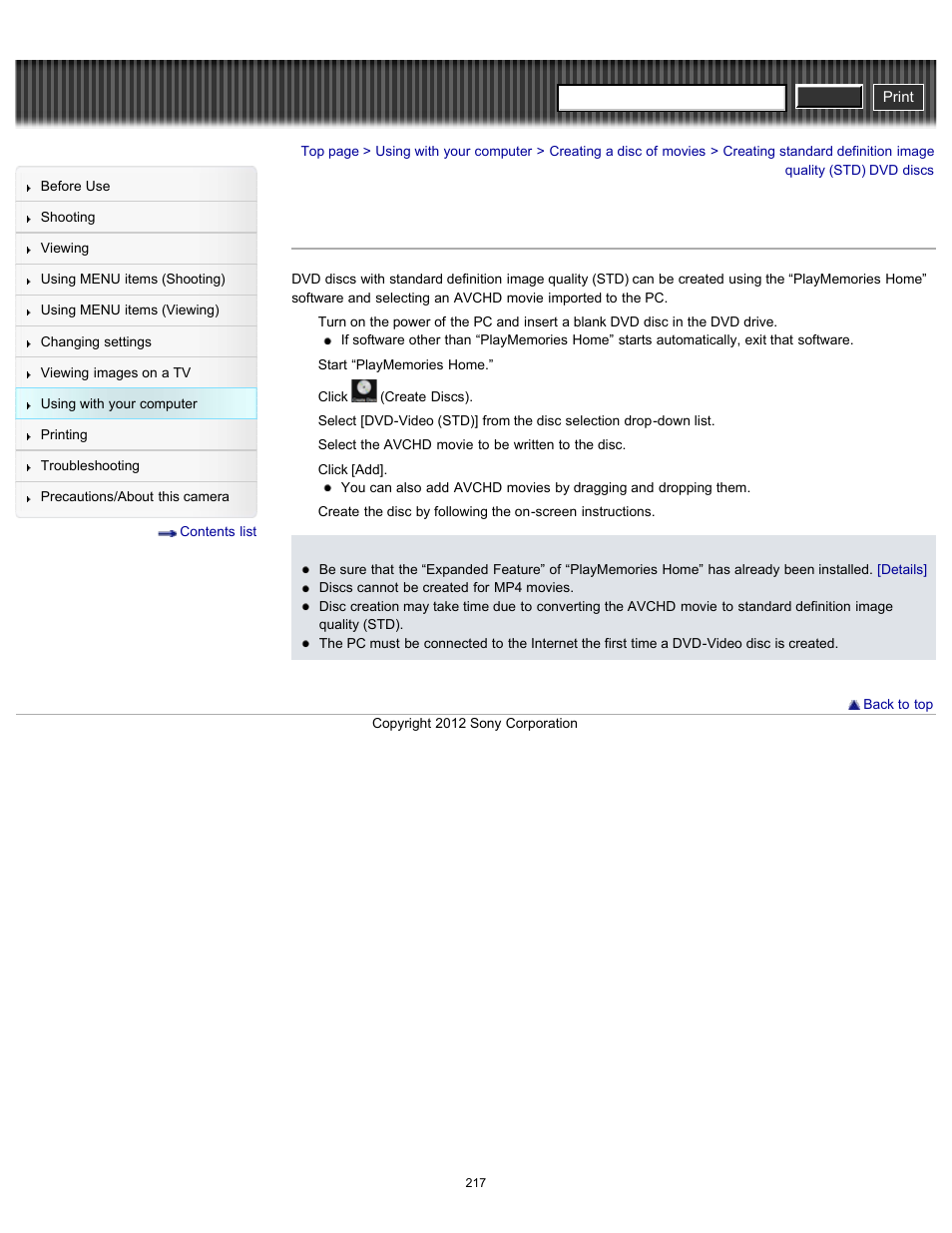 Cyber-shot user guide | Sony DSC-RX100 User Manual | Page 224 / 259