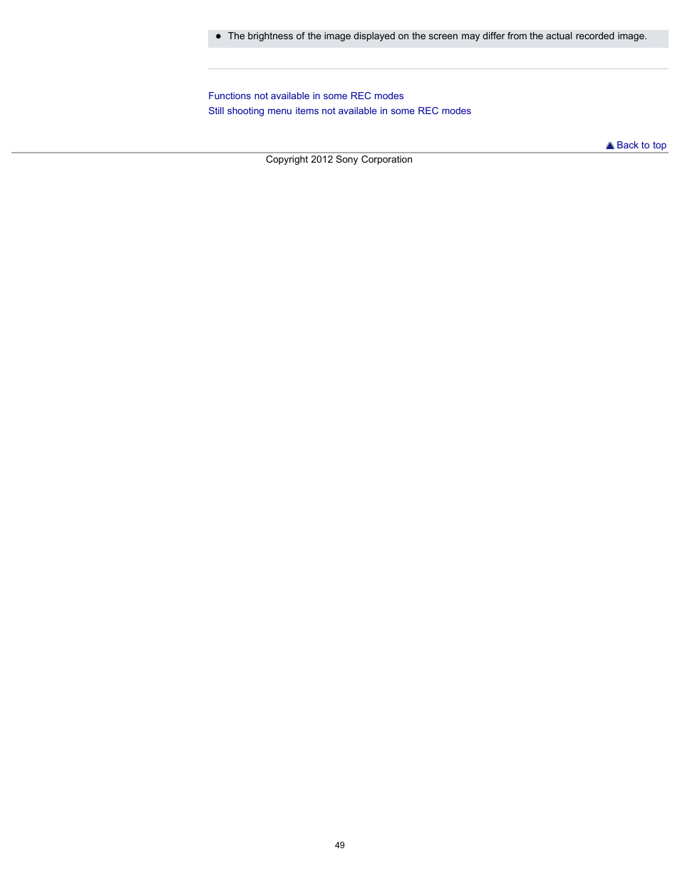 Sony DSC-RX100 User Manual | Page 56 / 259