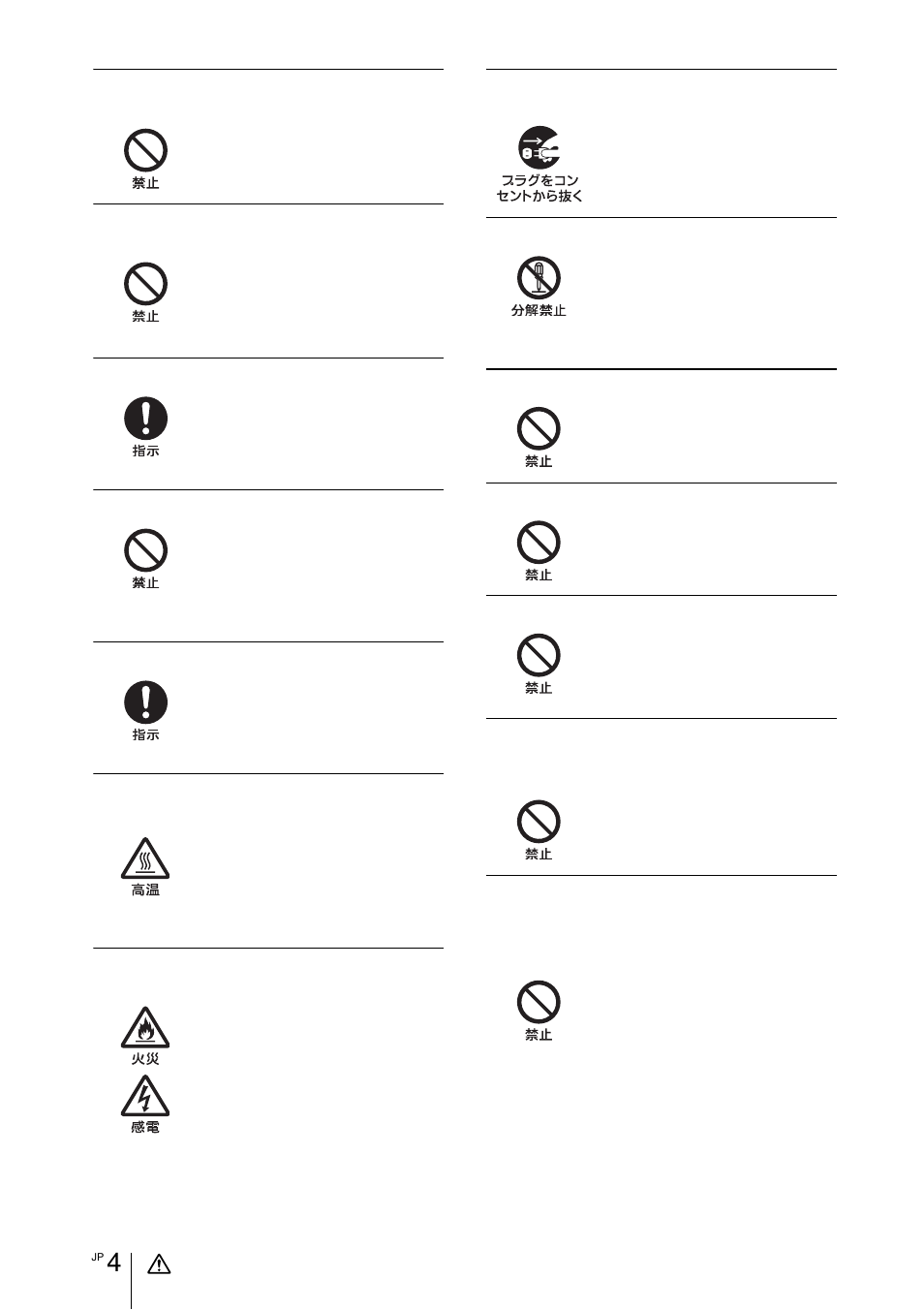 Sony VPL-DX145 User Manual | Page 4 / 132