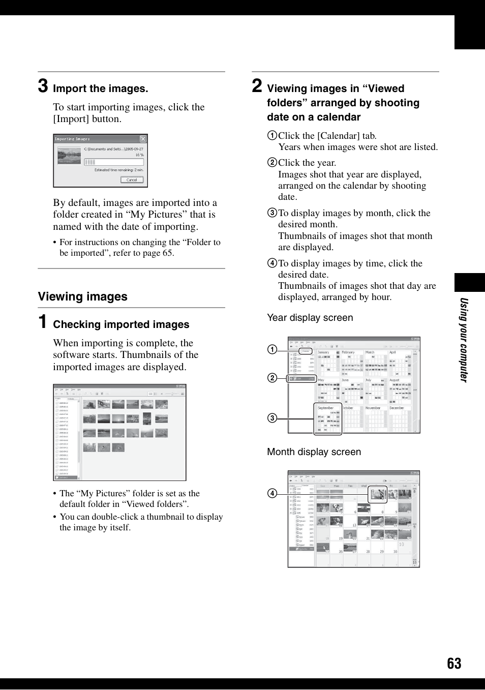 Sony DSC-S600 User Manual | Page 63 / 99