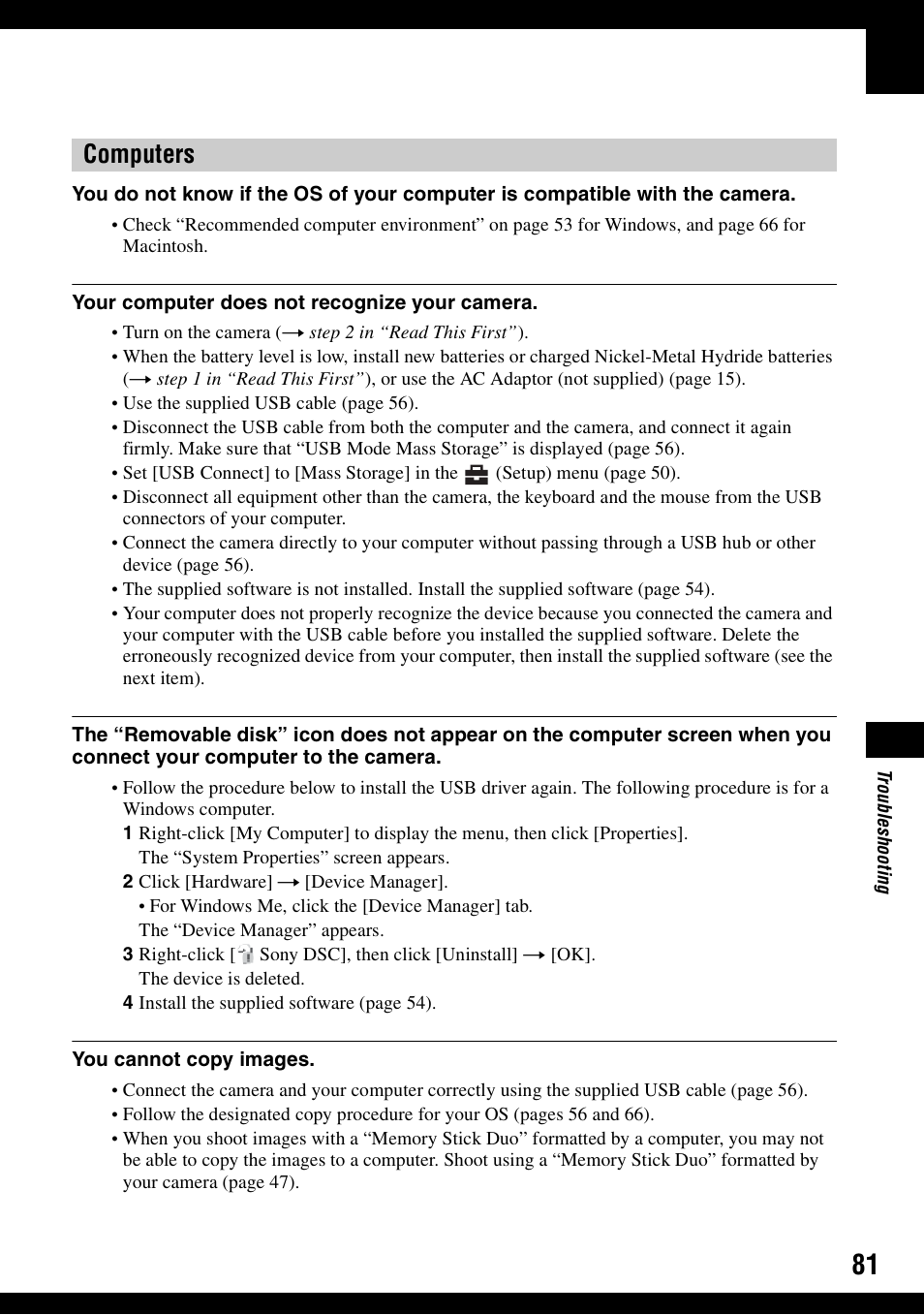 Computers | Sony DSC-S600 User Manual | Page 81 / 99