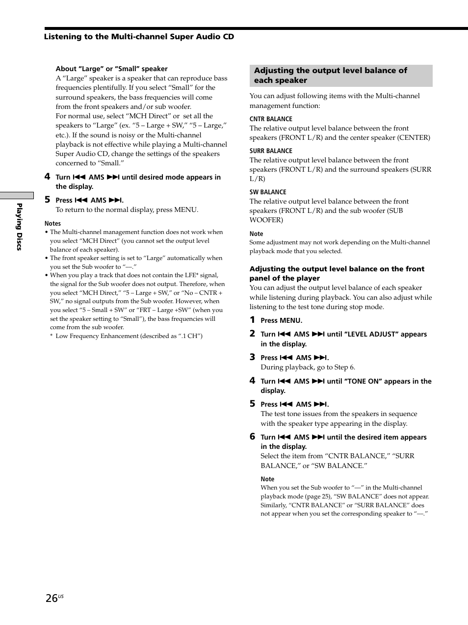 Sony SCD-XA9000ES User Manual | Page 26 / 34