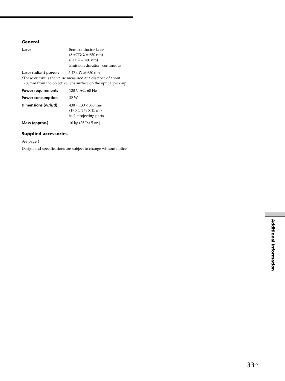 Sony SCD-XA9000ES User Manual | Page 33 / 34