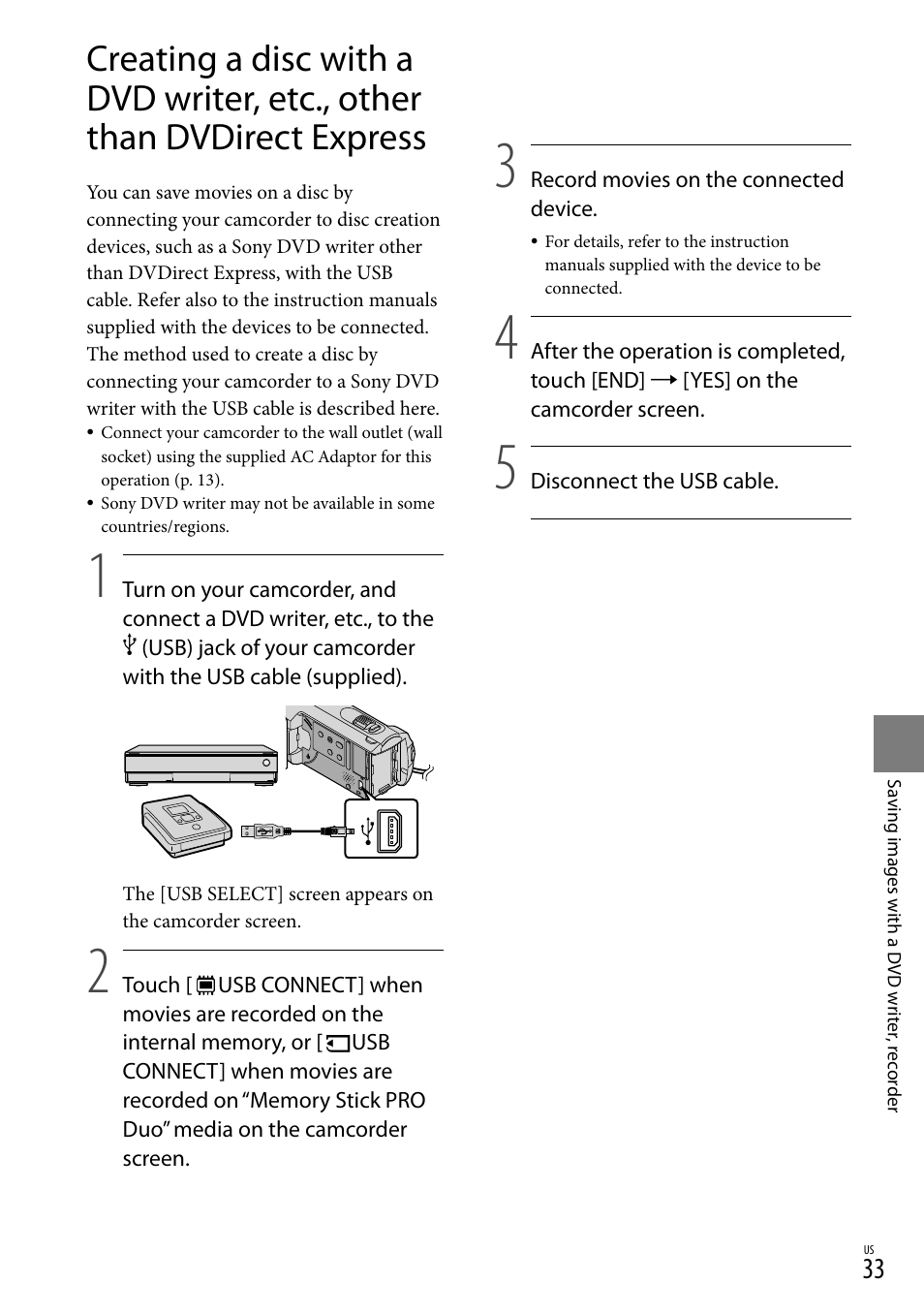Sony DCR-SX40 User Manual | Page 33 / 108