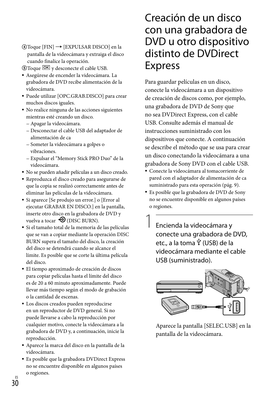 Dvdirect express | Sony DCR-SX40 User Manual | Page 84 / 108