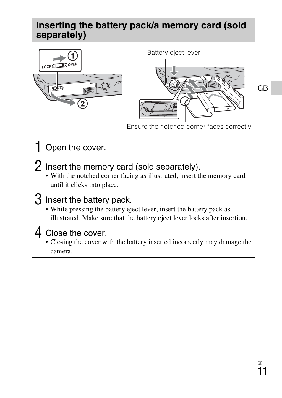 Sony DSC-W690 User Manual | Page 11 / 48