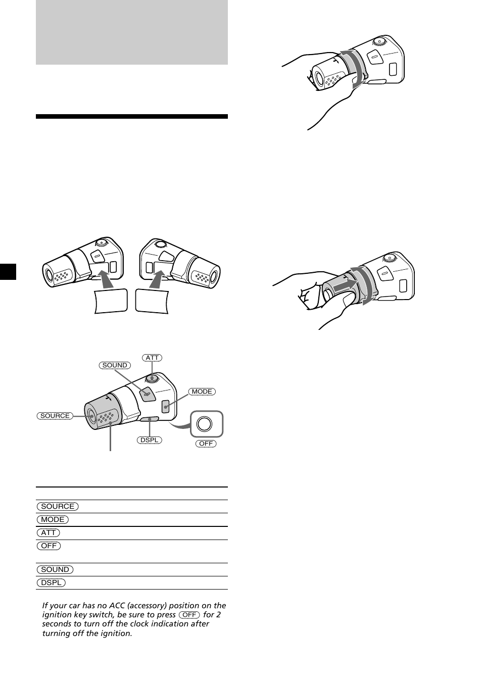Other functions, Using the rotary commander | Sony CDX-L630X User Manual | Page 14 / 44
