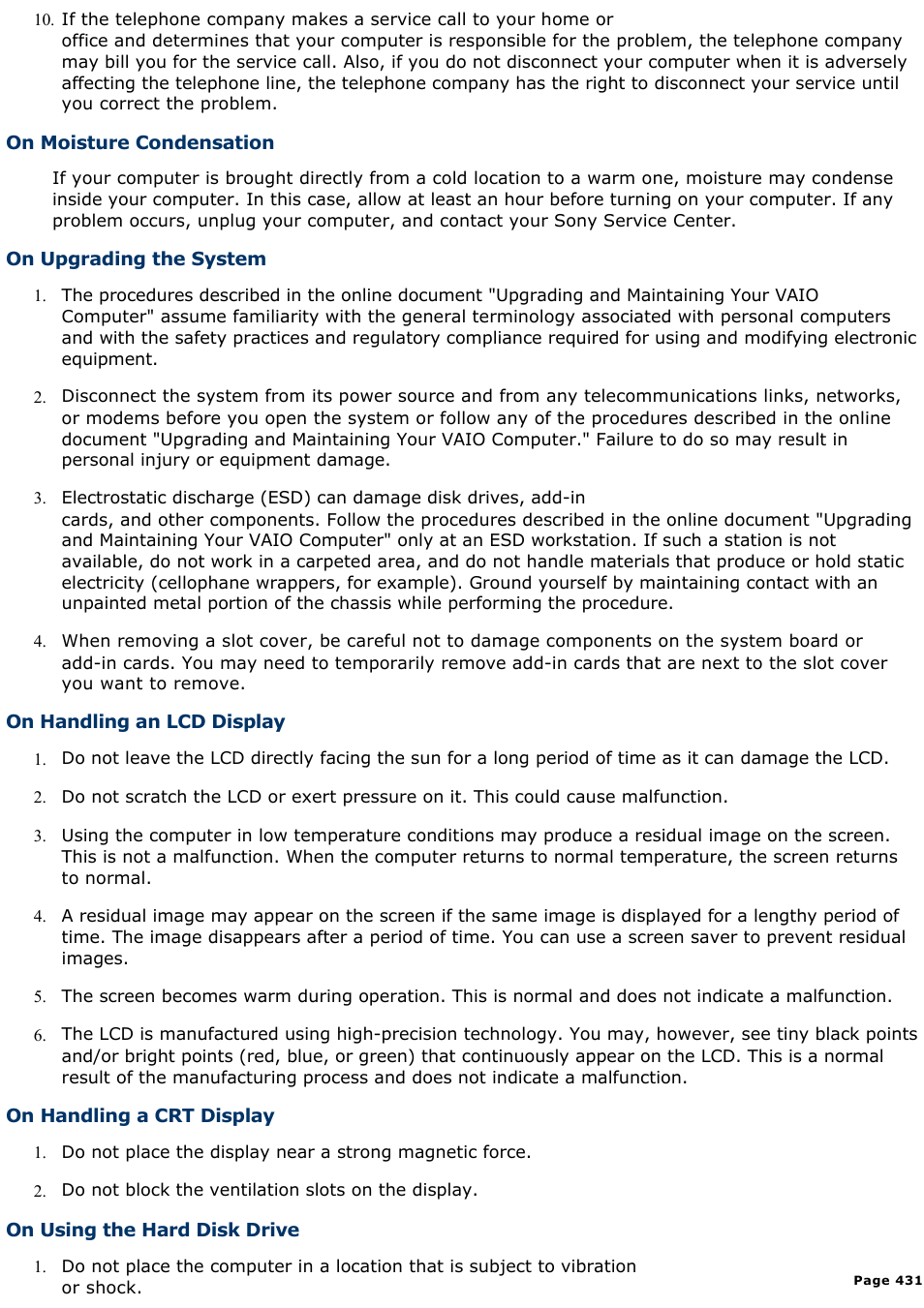 Sony PCV-R545DS User Manual | Page 431 / 439