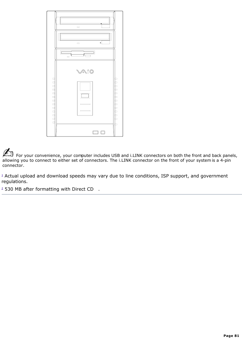 Sony PCV-R545DS User Manual | Page 81 / 439