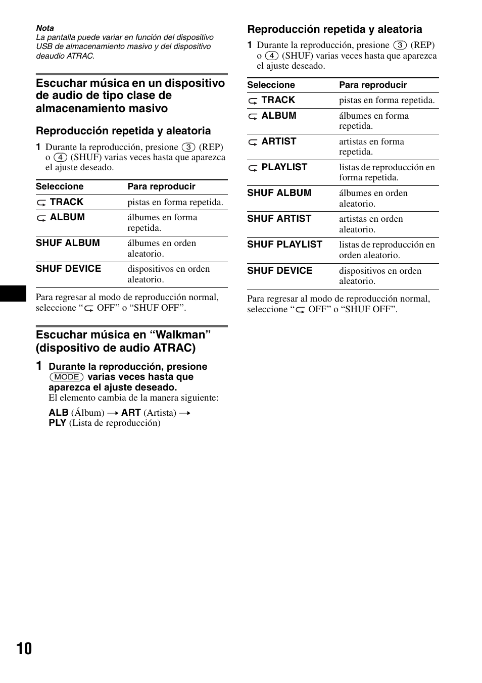 Sony CDX-GT61UI User Manual | Page 30 / 44
