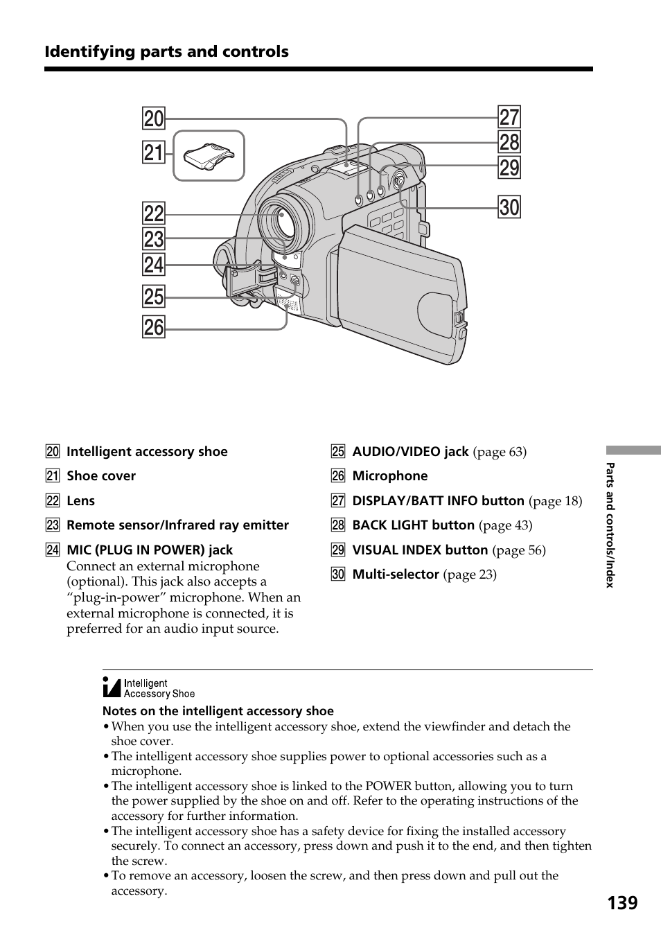 W; wa wd wf wg wh wj wk wl e; ws | Sony DCR-DVD301 User Manual | Page 139 / 148