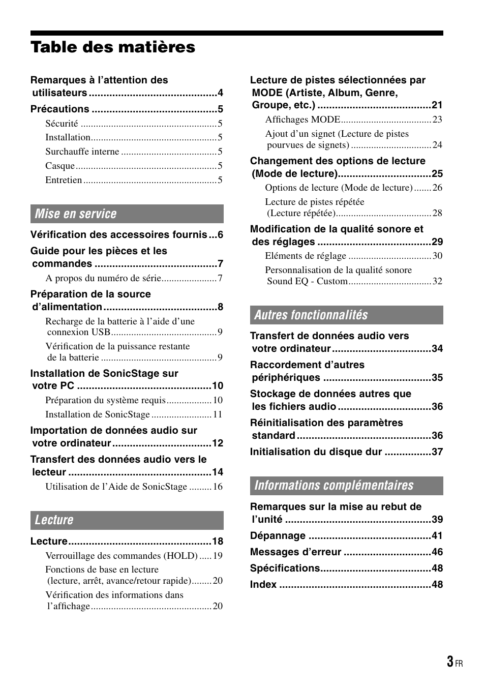 Sony NW-HD3 User Manual | Page 111 / 358