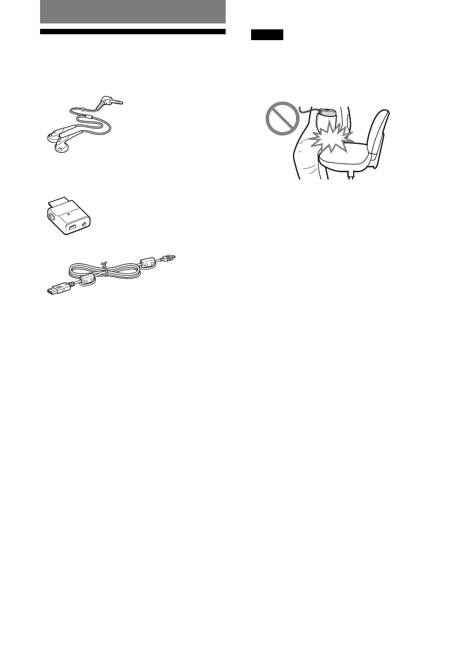 Getting started, Checking the supplied accessories | Sony NW-HD3 User Manual | Page 64 / 358