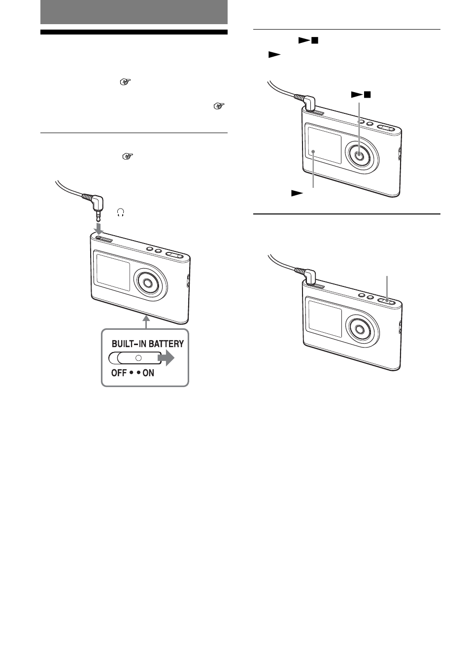 Playback, Playing back, Uttons | Sony NW-HD3 User Manual | Page 76 / 358