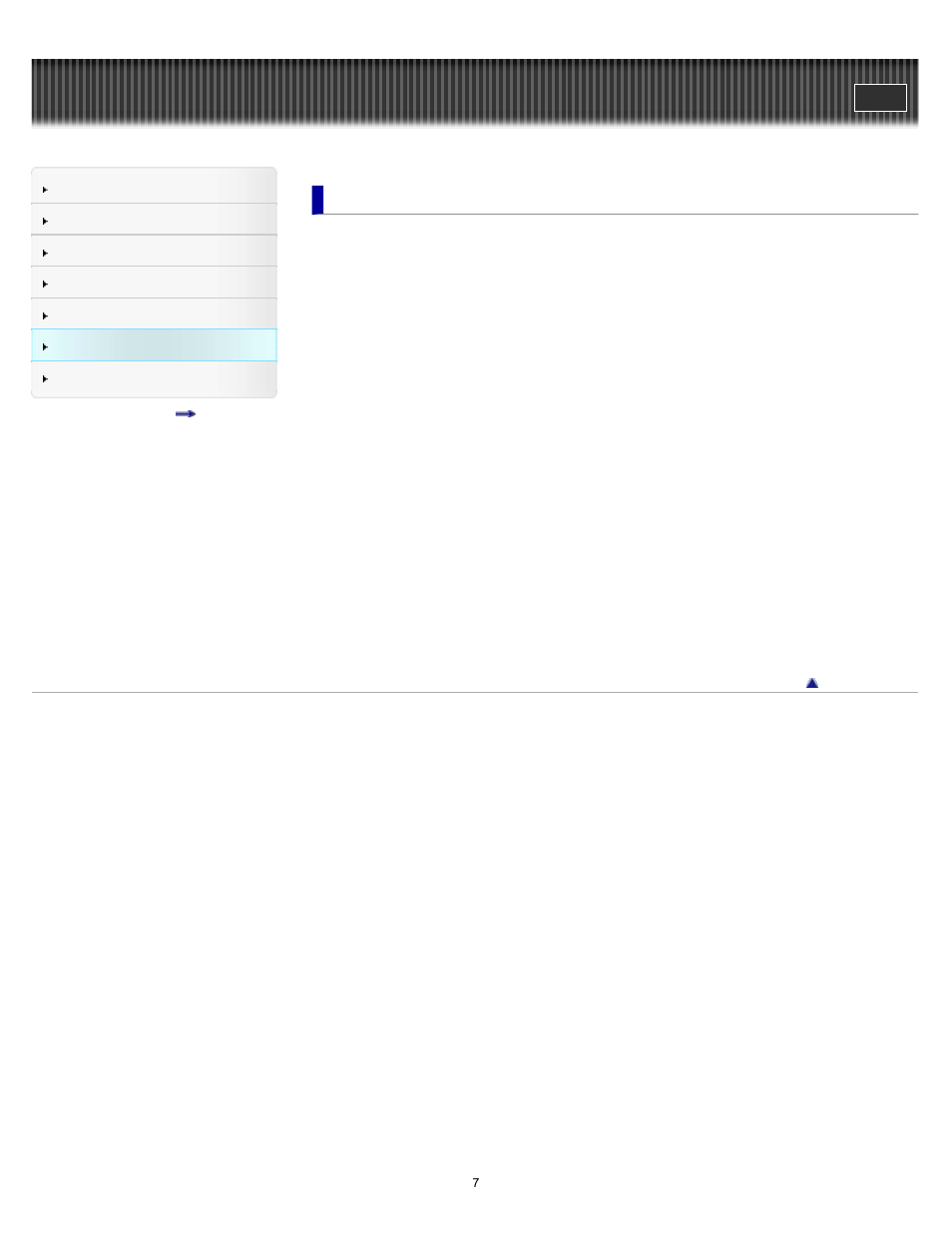 Important information | Sony NWZ-W273BLUE User Manual | Page 7 / 81