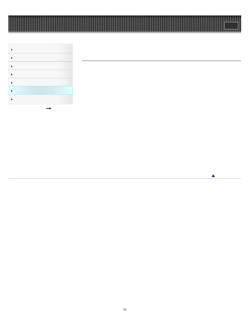 Notes on safe listening | Sony NWZ-W273BLUE User Manual | Page 71 / 81