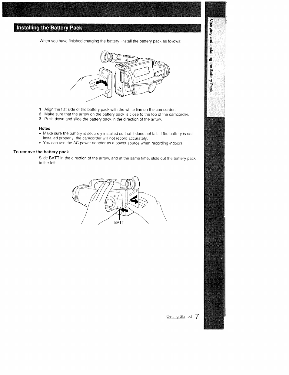 Bebdasb»-:; .; jr-rfi, M щш | Sony CCD-FX410 User Manual | Page 7 / 75