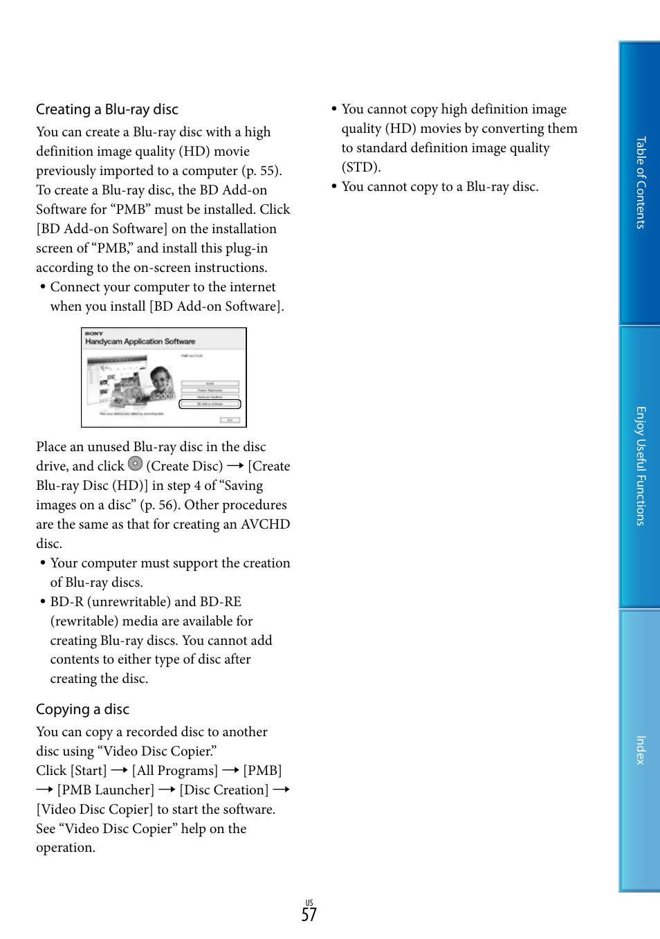 Sony HDR-TD10 User Manual | Page 57 / 119