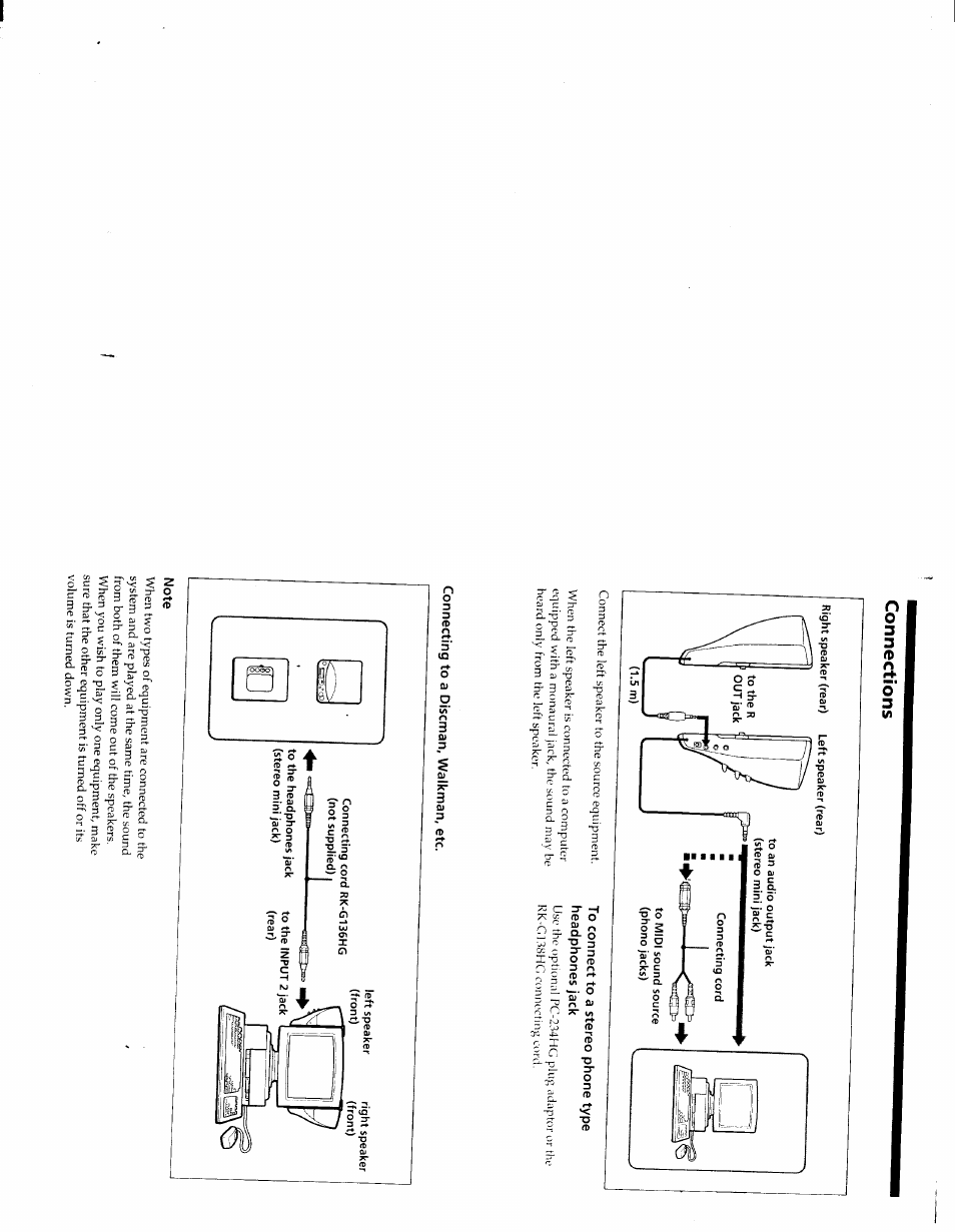 Connections | Sony SRS-PC51 User Manual | Page 2 / 6