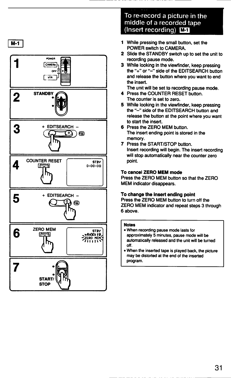 Sony CCD-F33 User Manual | Page 31 / 52