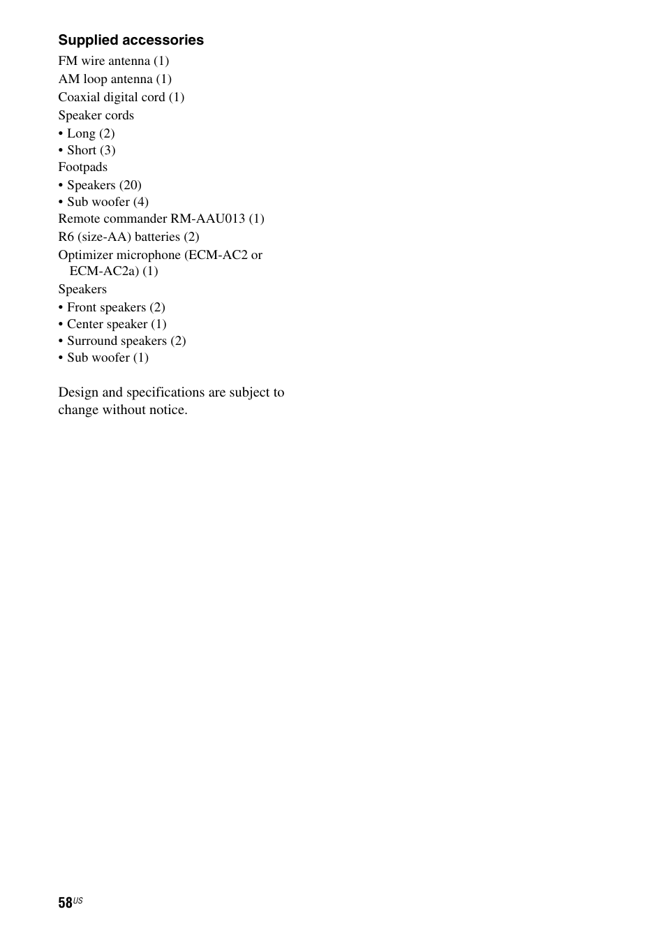 Sony HT-DDW795 User Manual | Page 58 / 60
