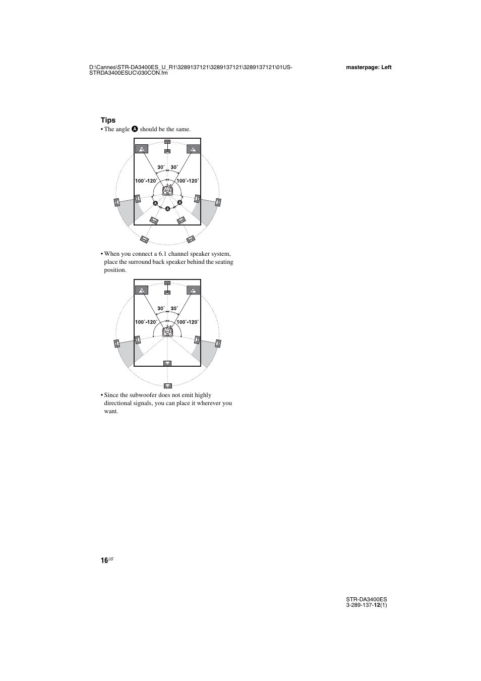 Sony STR-DA3400ES User Manual | Page 16 / 144