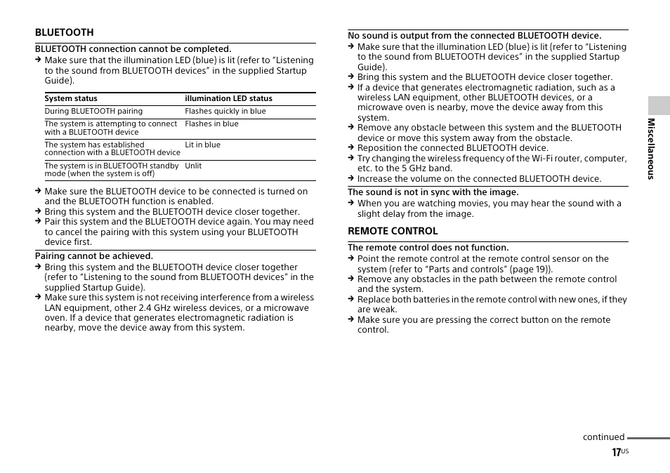 Sony HT-XT1 User Manual | Page 17 / 72