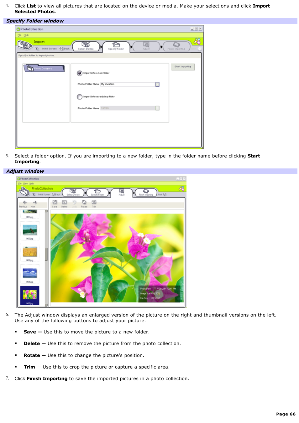 Sony PCV-RS311 User Manual | Page 66 / 161