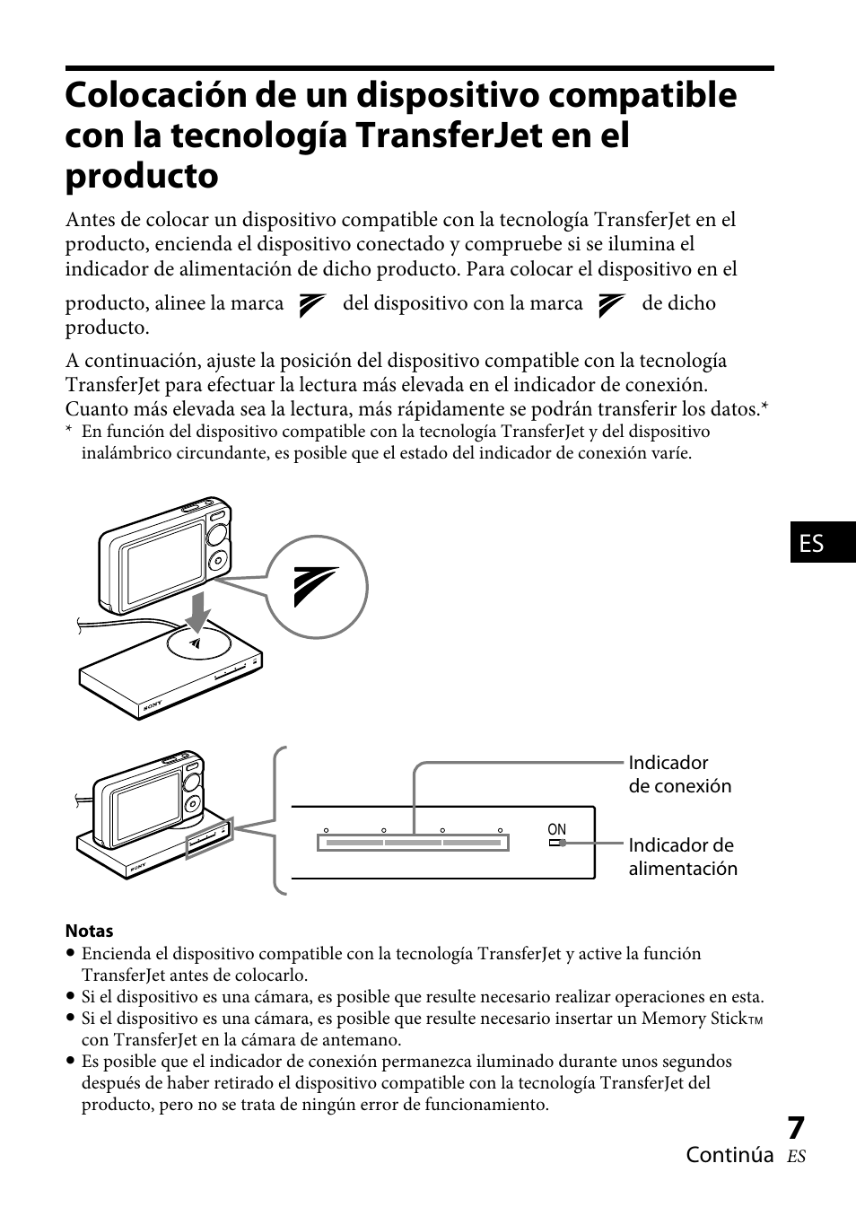 Transferjet en el producto | Sony TJS-1 User Manual | Page 35 / 44