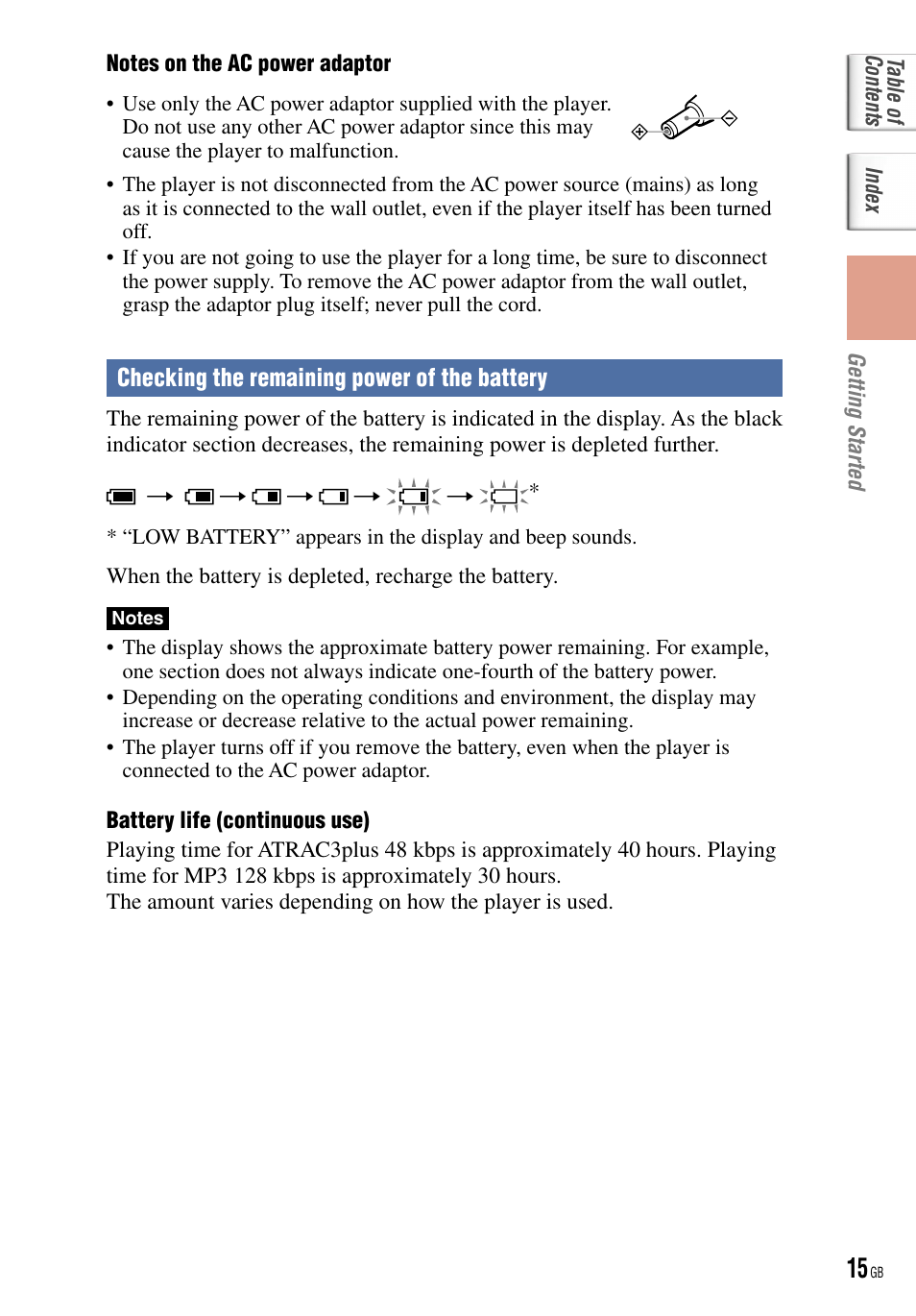 Sony NW-HD5 User Manual | Page 15 / 82