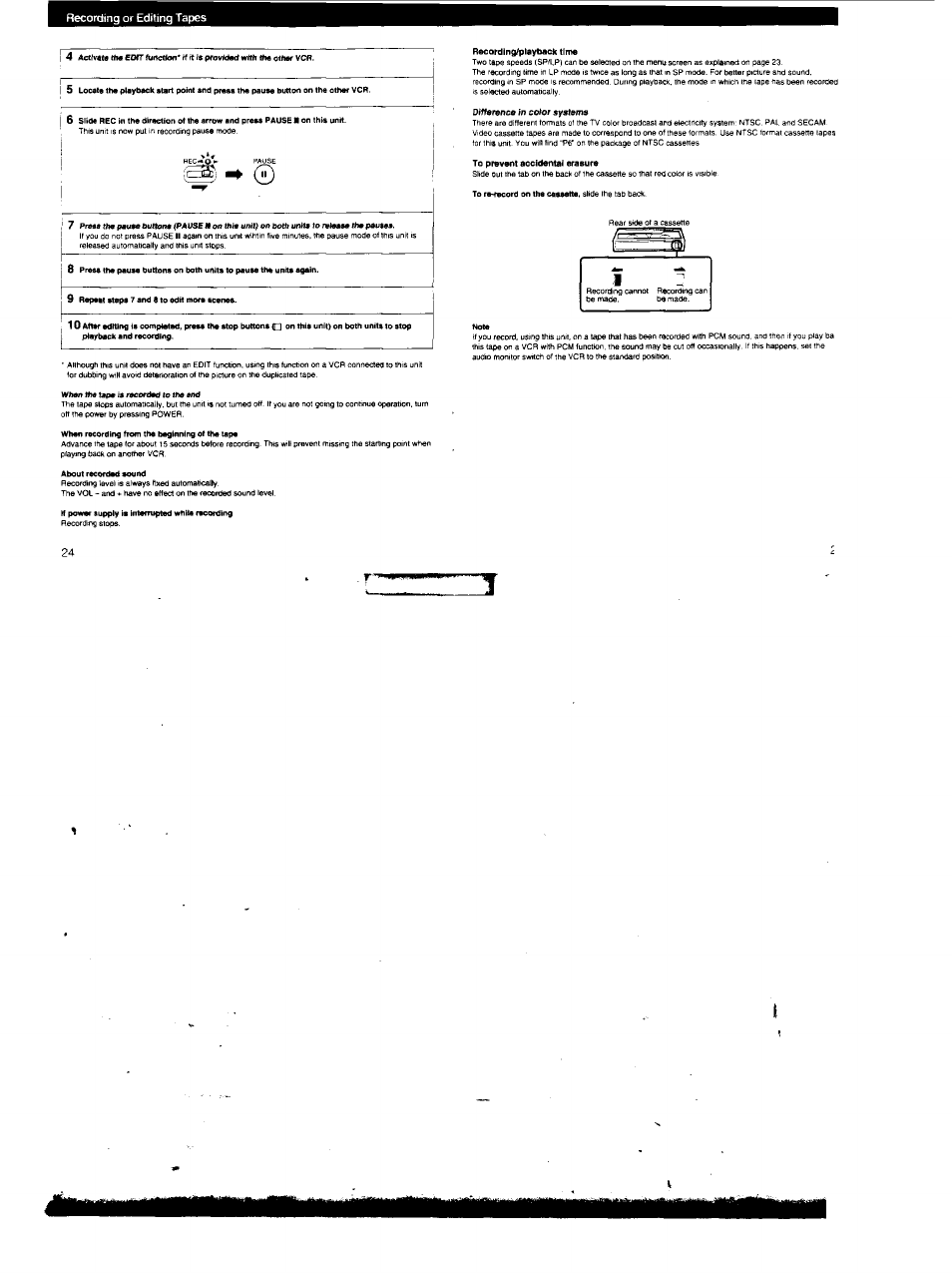 Sony GV-M20 User Manual | Page 13 / 20