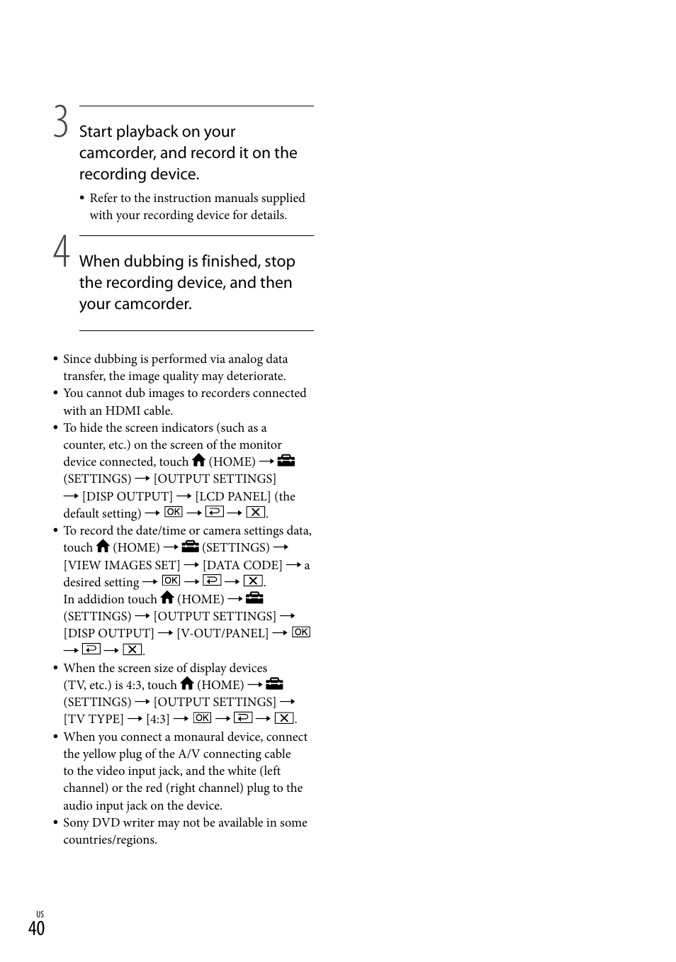 Sony HDR-XR500V User Manual | Page 40 / 131