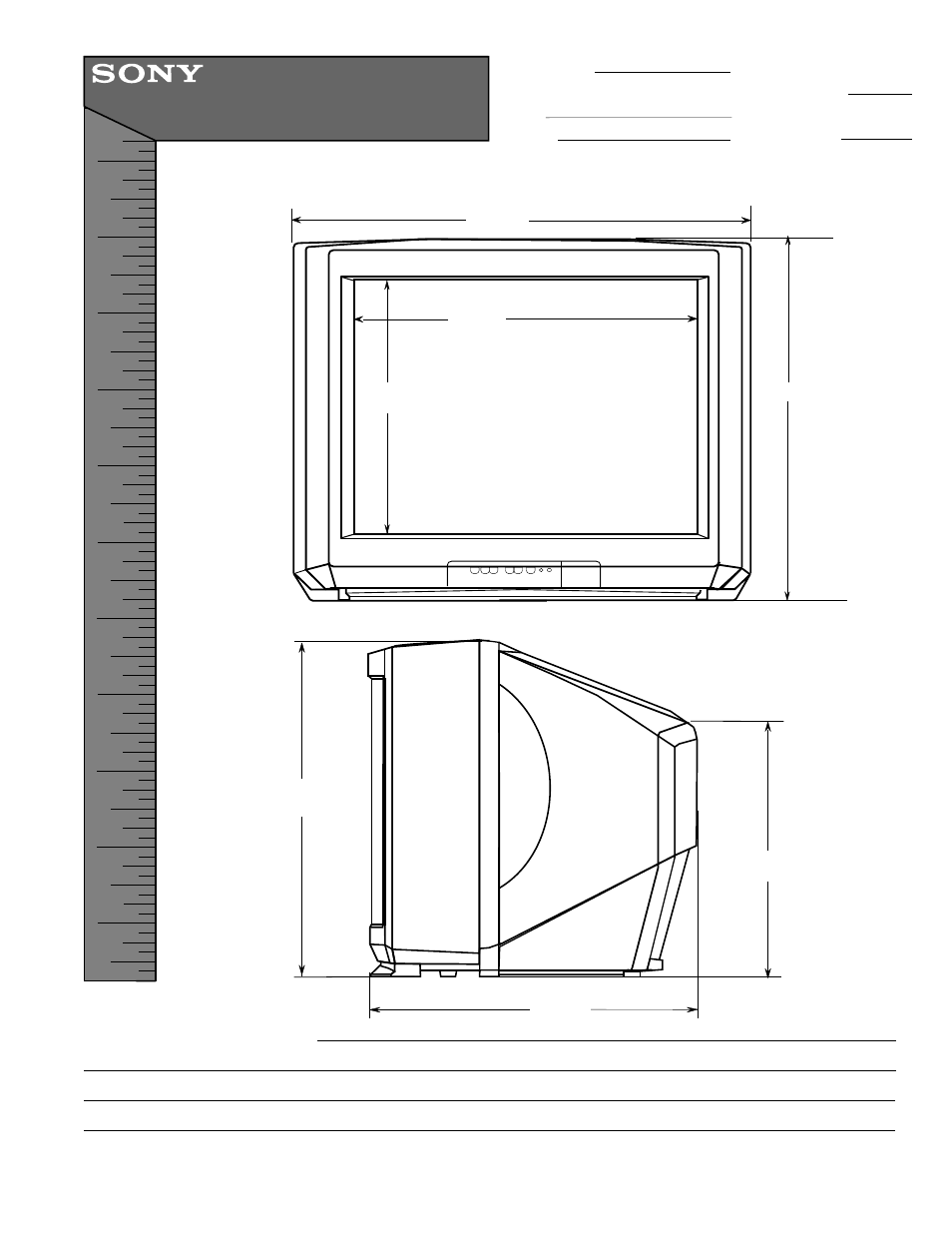 Sony KV-32V36 User Manual | 1 page