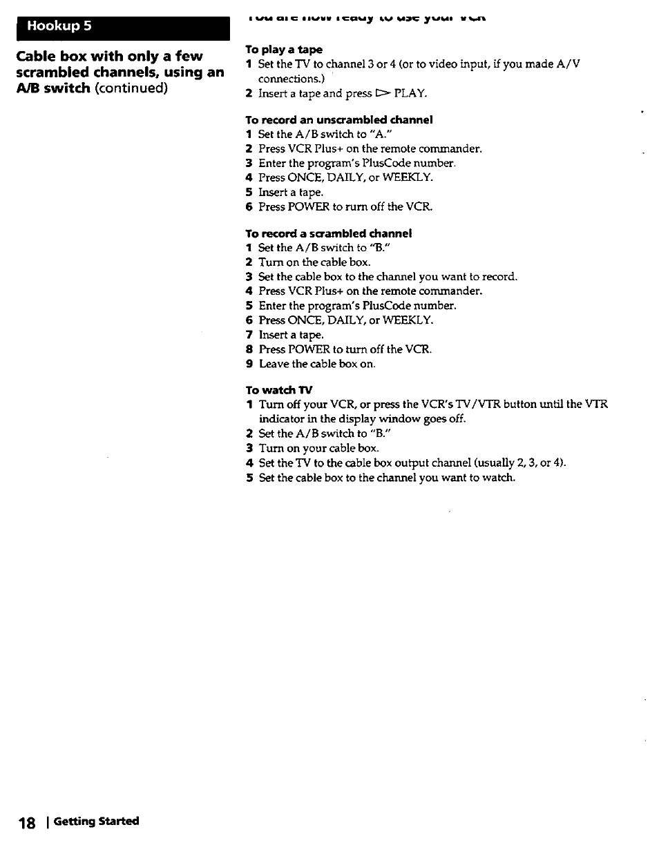 Sony SLV-420 User Manual | Page 18 / 51