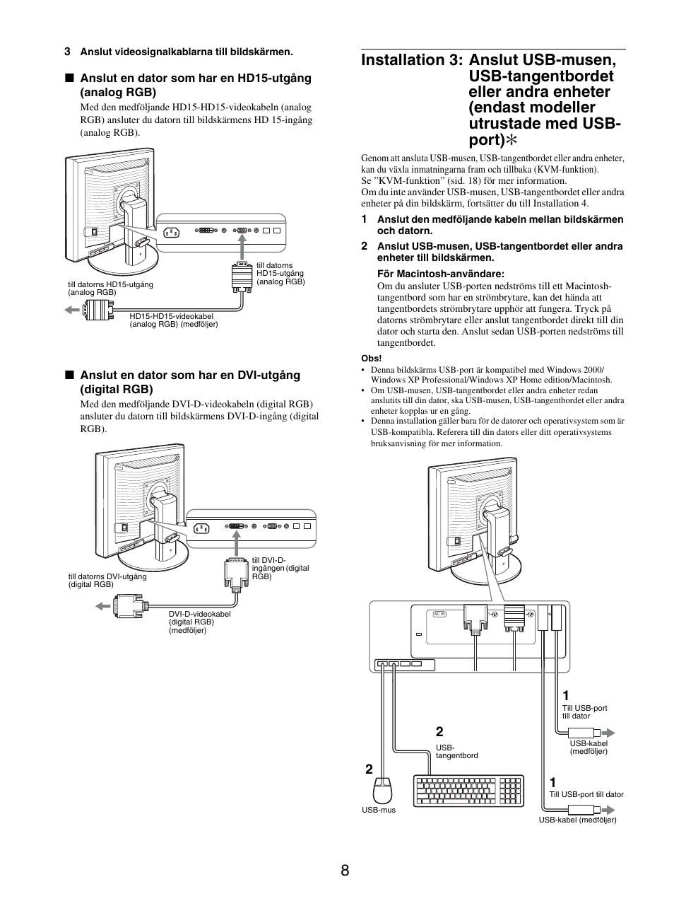 Enheter (endast modeller utrustade med usb-port) | Sony SDM-S205FB User Manual | Page 210 / 403
