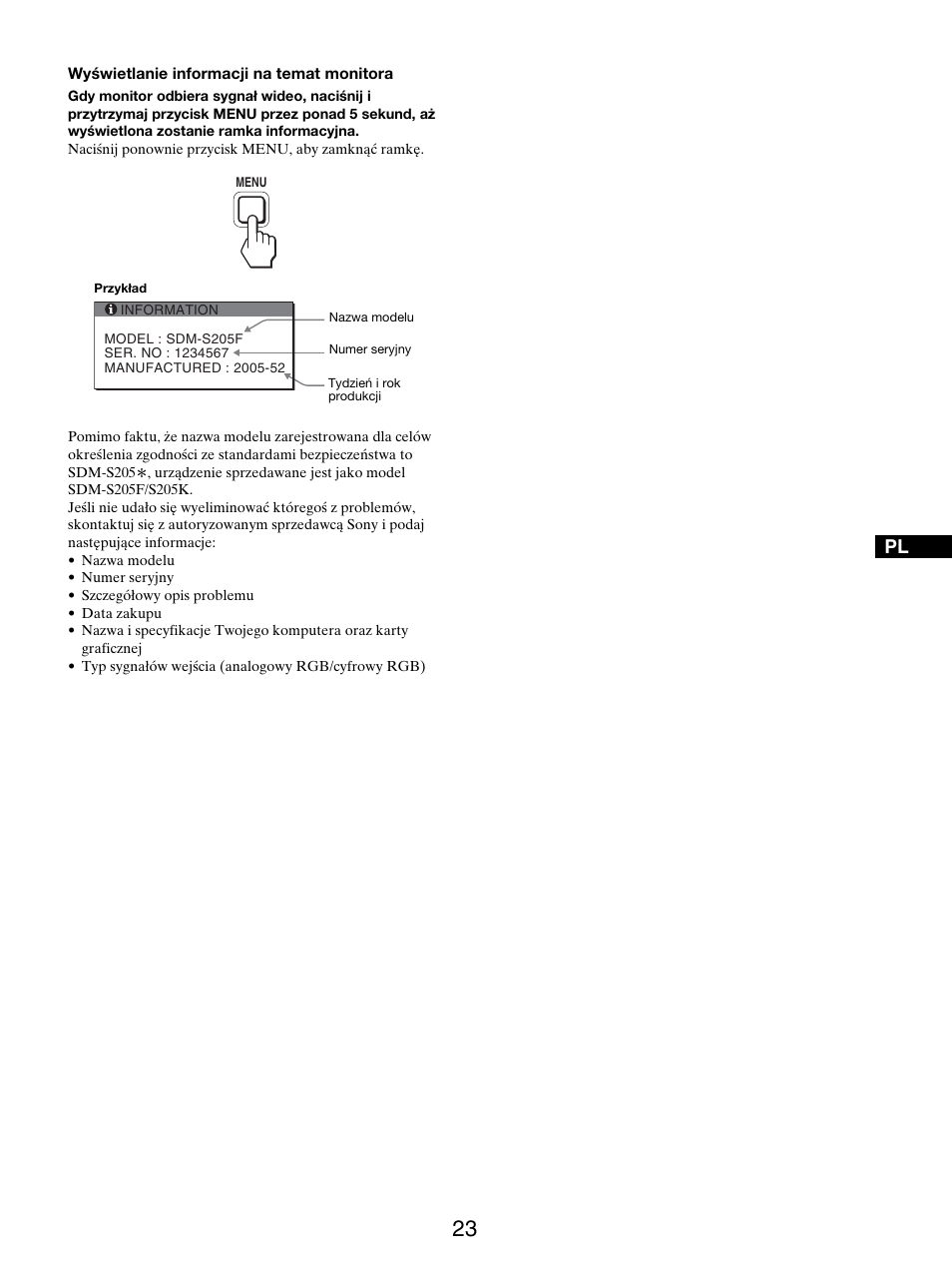 Sony SDM-S205FB User Manual | Page 350 / 403