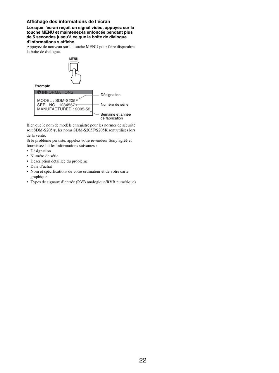 Sony SDM-S205FB User Manual | Page 72 / 403