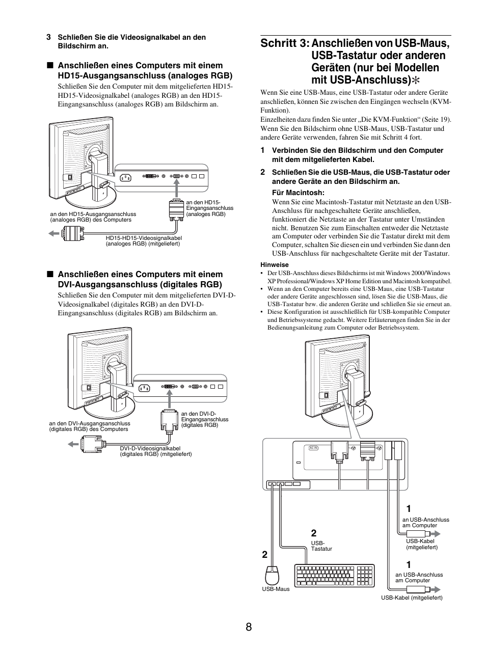 Geräten (nur bei modellen mit usb-anschluss) | Sony SDM-S205FB User Manual | Page 83 / 403