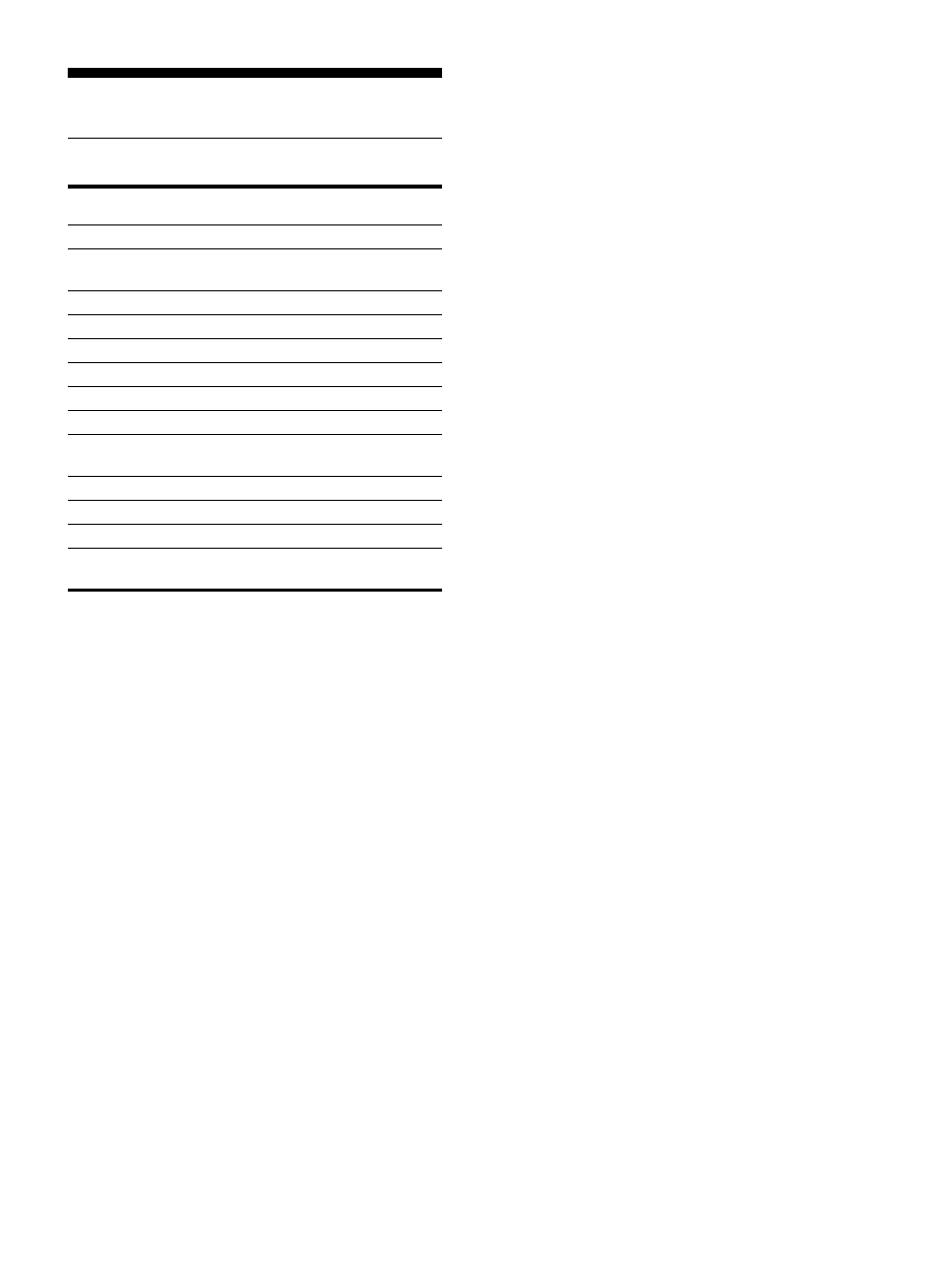 Appendix, Preset mode timing table | Sony SDM-M51 User Manual | Page 102 / 104