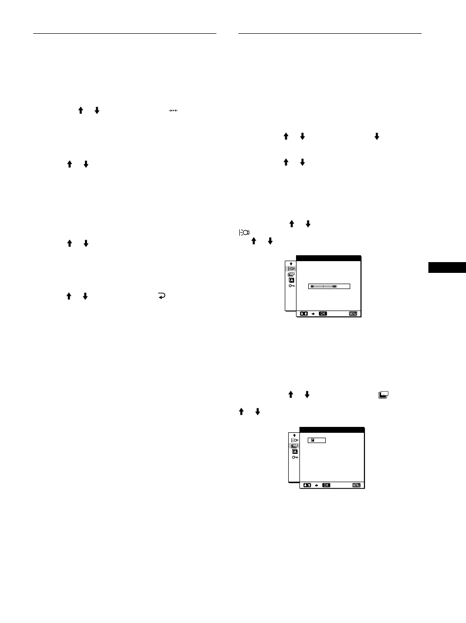 Resetting the adjustments (reset), Additional settings (option) | Sony SDM-M51 User Manual | Page 15 / 104