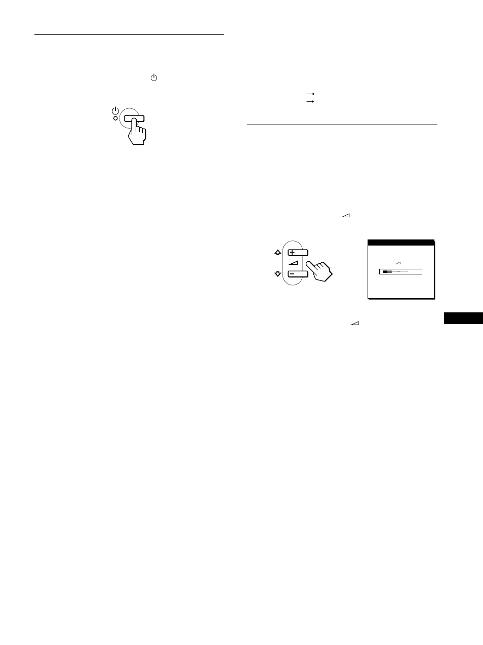 Schritt 5: einschalten von monitor und computer, Der stereolautsprecher | Sony SDM-M51 User Manual | Page 49 / 104