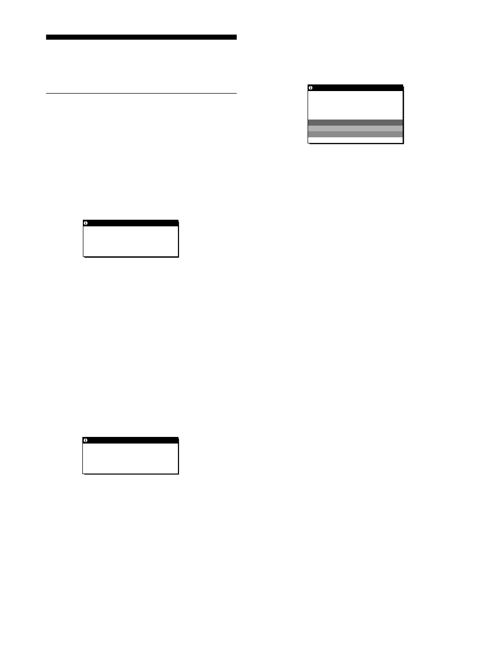Störungsbehebung, Bildschirmmeldungen | Sony SDM-M51 User Manual | Page 58 / 104