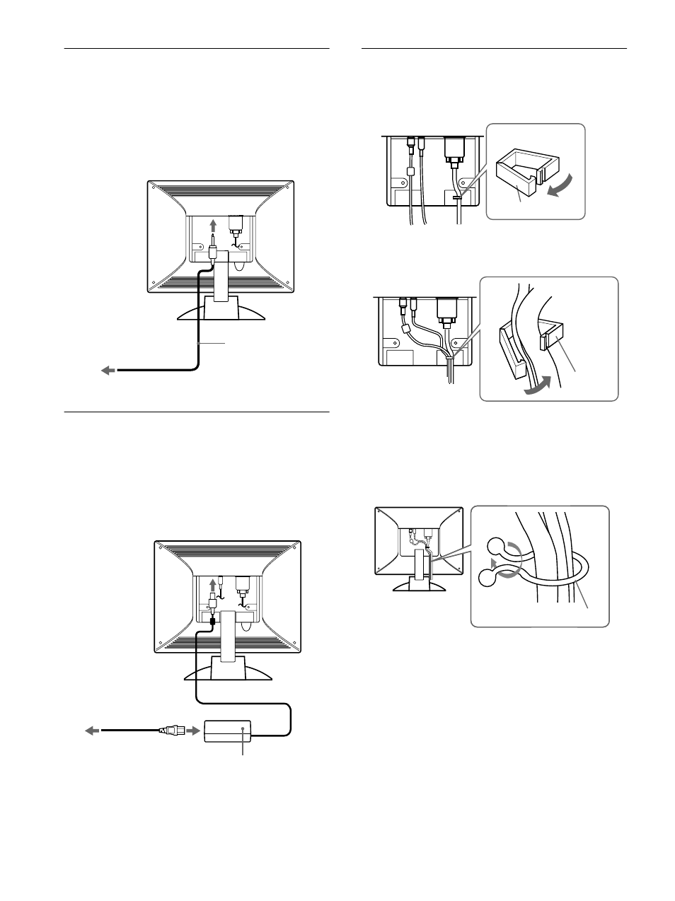 Paso 2: conexión del cable de audio, Paso 3: conexión del cable de alimentación, 8paso 2: conexión del cable de audio | Sony SDM-M51 User Manual | Page 68 / 104