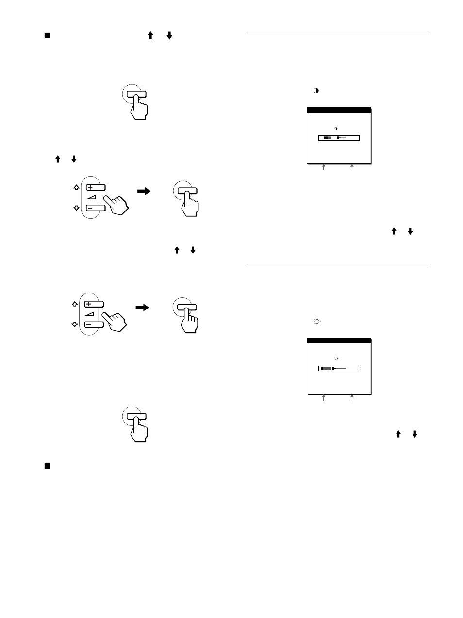 Regolazione del contrasto (contrasto) | Sony SDM-M51 User Manual | Page 92 / 104
