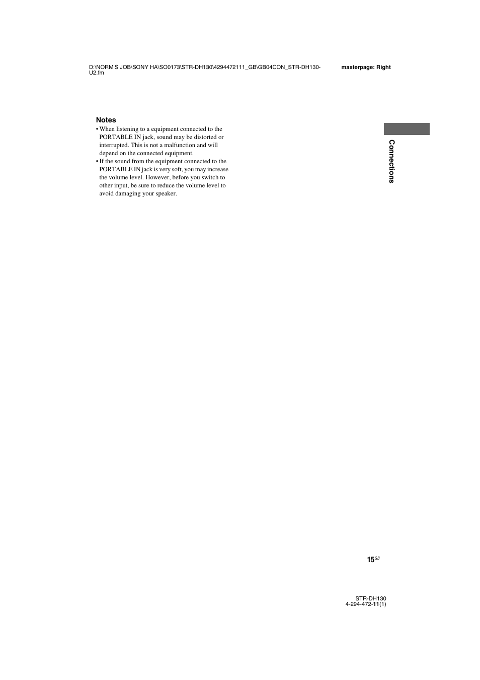 Sony STR-DH130 User Manual | Page 15 / 36