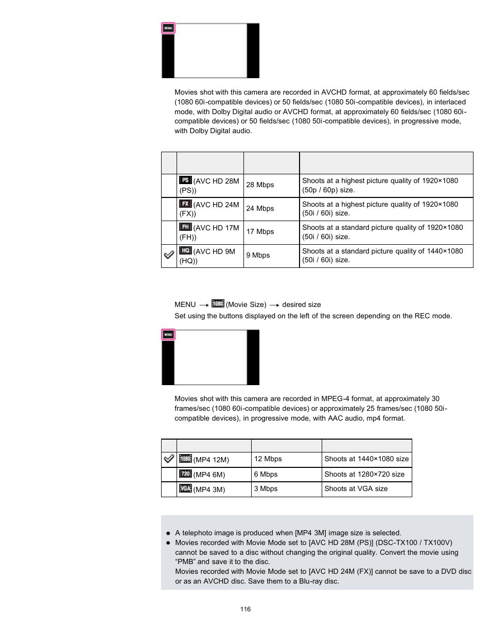 Sony DSC-TX10 User Manual | Page 116 / 296