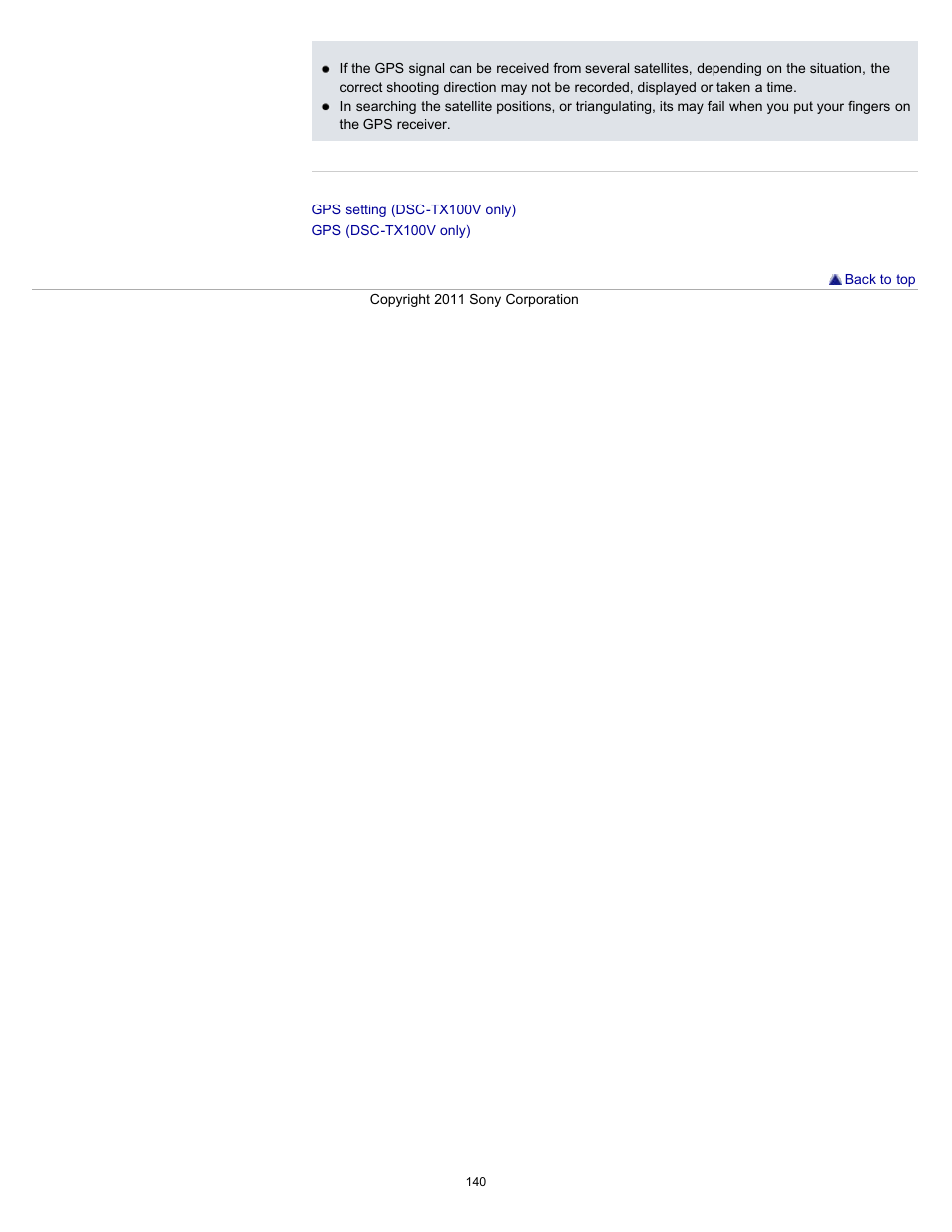 Sony DSC-TX10 User Manual | Page 140 / 296